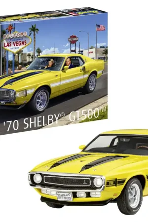 Weekendaanbieding 1 25 Revell 07729 Ford 1970 Shelby Mustang GT500 - Amerikaanse Auto Plastic Modelbouwpakket