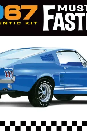 1 25 AMT 1241 1967 Ford Mustang GT Fastback - Amerikaanse Auto Plastic Modelbouwpakket Tijdelijk Beschikbaar