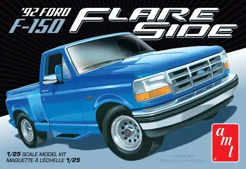 Favoriet 1 25 AMT 1451 1992 Ford F-150 Flare Side Pick-Up - Amerikaanse Auto Plastic Modelbouwpakket