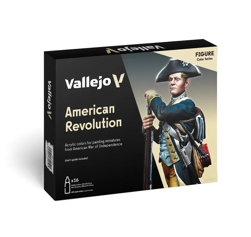 Speciale Aanbieding Vallejo 70259 Model Color - Amerikaanse Revolutie Kleuren - Acryl Set 16x18ml Verf set
