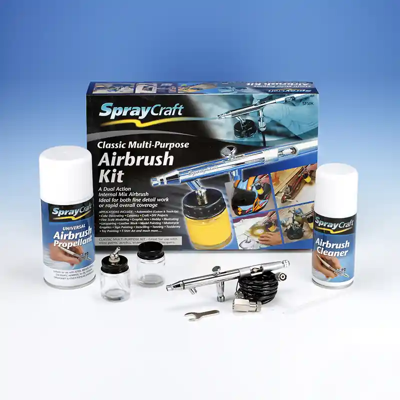 ModelCraft SP50K Spraycraft Klassieke multifunctionele airbrushkit - dubbele actie Airbrush Seizoensaanbieding