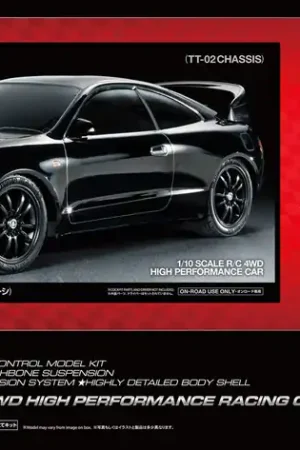 1 10 Tamiya 58743 RC Toyota Celica GT-FOUR - ST205 - TT-02 - Auto RC Plastic Modelbouwpakket Seizoensaanbieding