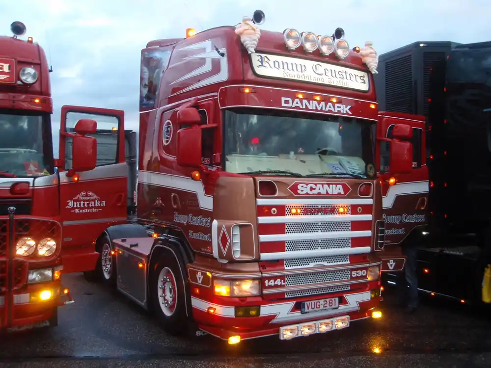 1 24 Ronny Ceusters Decal Set voor Scania 144 Decals Laatste Kans