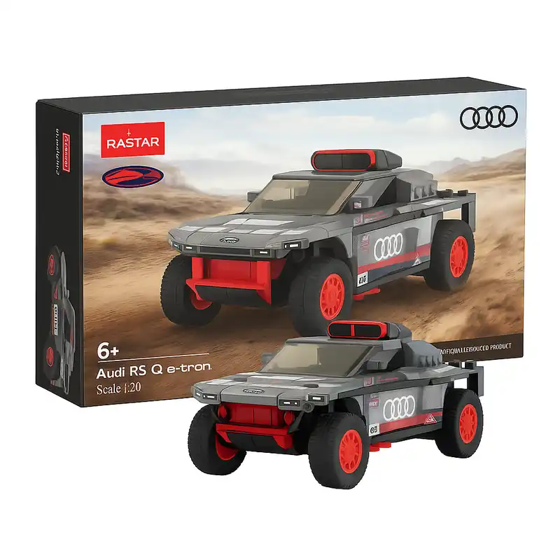 1 30 Jamara 402817 Audi RS Q e-tron - Grijs Bouwstenen set Rechtstreeks Van De Fabrikant