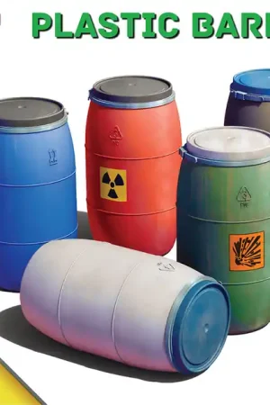 1 24 MiniArt 24011 Kunststof vaten 200L - 6 Drums voor Diorama Plastic Modelbouwpakket Meest Verkocht
