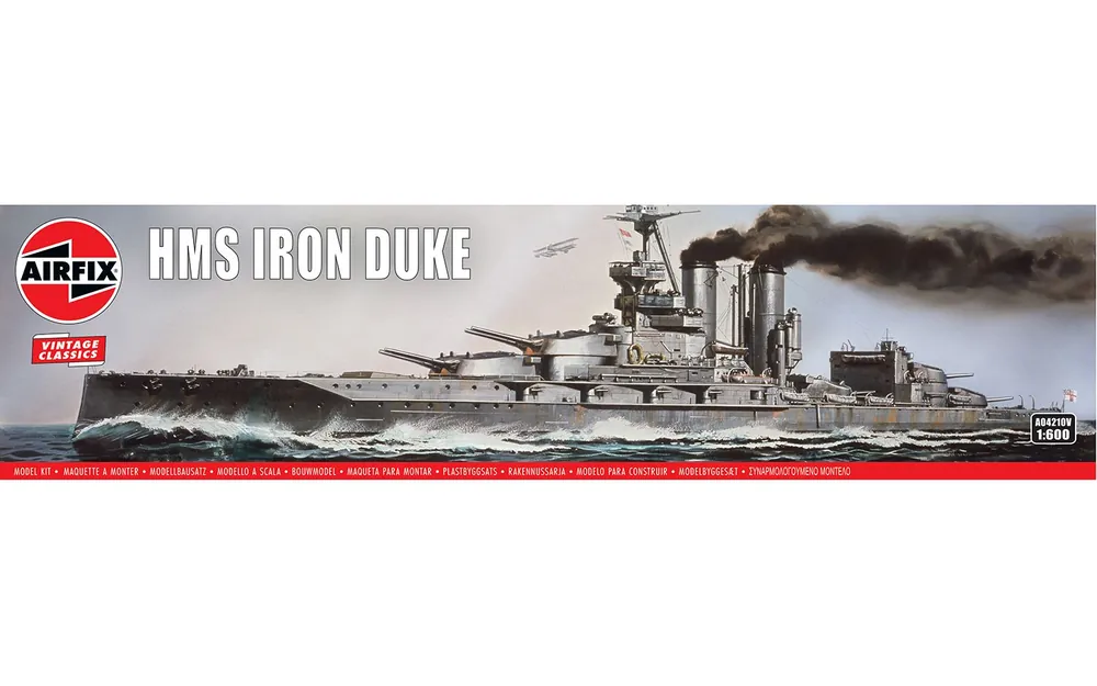 Voordeelprijs 1 600 Airfix 04210V HMS Iron Duke - Vintage Classics - Marine Schip Plastic Modelbouwpakket