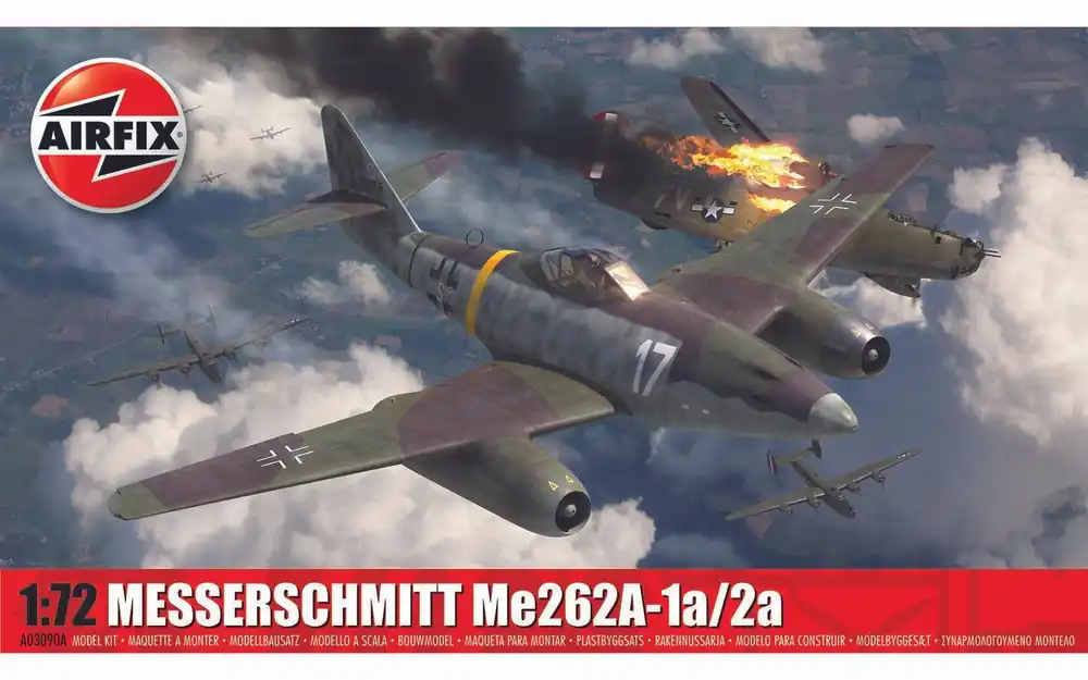 Aanbieding 1 72 Airfix 03090A Messerschmitt Me 262A-1a/2a - Vliegtuig Plastic Modelbouwpakket