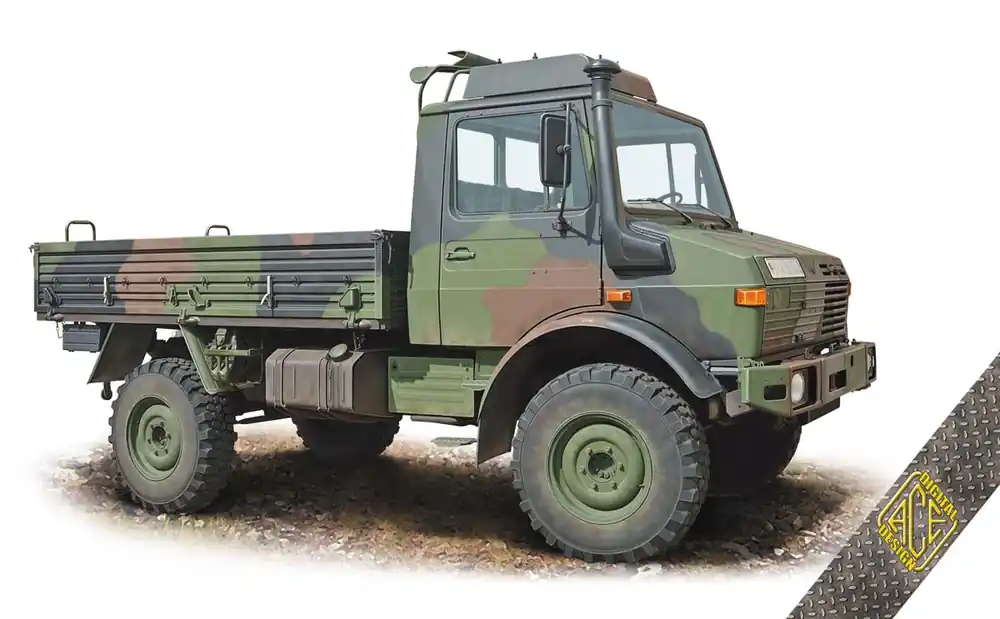 Laatste Versie 1 72 ACE 72450 Unimog U1300L Military 2ton Truck (4x4) Plastic Modelbouwpakket
