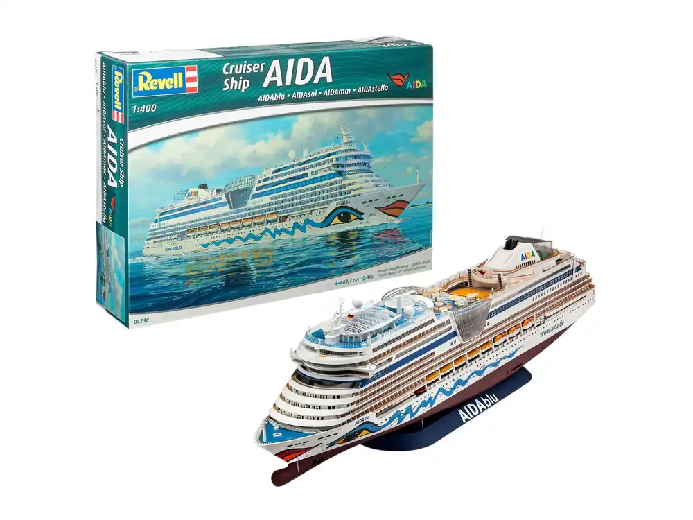 Express Levering 1 400 Revell 05230 Cruiser Ship AIDAblu Plastic Modelbouwpakket