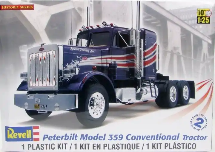 Betaalbaar 1 25 Revell 11506 Peterbilt 359 Conventional Truck Plastic Modelbouwpakket
