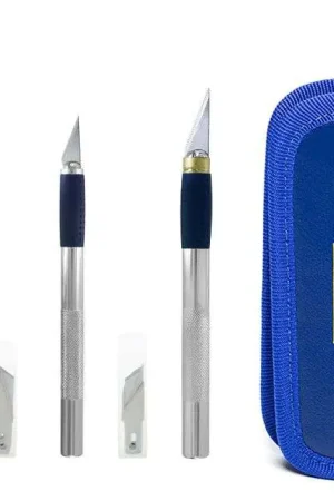 Uitverkoop ModelCraft PKN4318/S Premium 18pc Hobby Knife Set Gereedschap