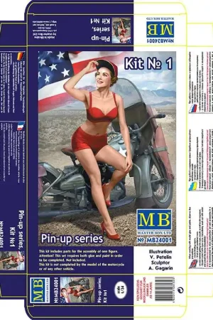 1 24 Master Box MB24001 Pin-up series - Kit 1 - Marylin Plastic Modelbouwpakket Flitsaanbieding