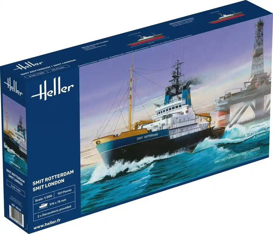 Superprijs 1 200 Heller 80620 Smit Rotterdam Ship Plastic Modelbouwpakket