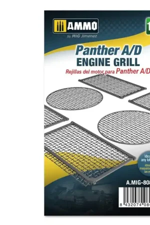 1 35 AMMO MIG 8089 Panther A/D Engine Grilles Resin onderdeel Alleen Vandaag