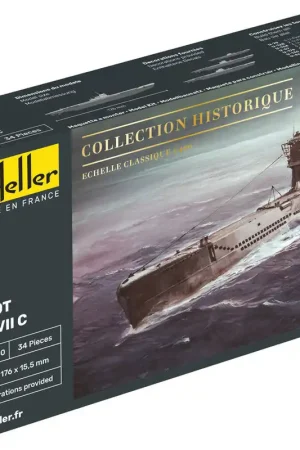 Must-Have 1 400 Heller 81002 U-Boot Type VII C Plastic Modelbouwpakket