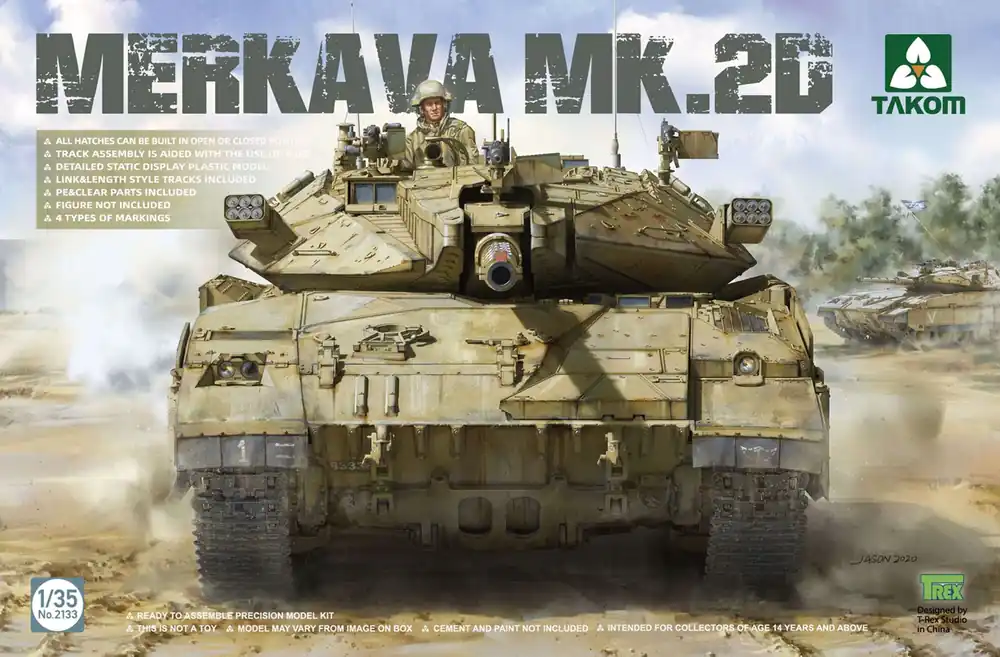 1 35 Takom 2133 Merkava 2D - Israel Defence Forces Main Battle Tank Plastic Modelbouwpakket Nu Kopen