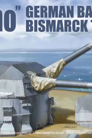 Gratis Retour 1 72 Takom 5012 Bismarck Gun Turret "Bruno" Plastic Modelbouwpakket