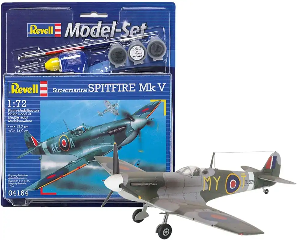 1 72 Revell 64164 Spitfire Mk.V - Model Set Plastic Modelbouwpakket Express Levering