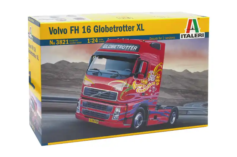 1 24 Italeri 3821 VOLVO FH16 Globetrotter XL Truck Plastic Modelbouwpakket Must-Have