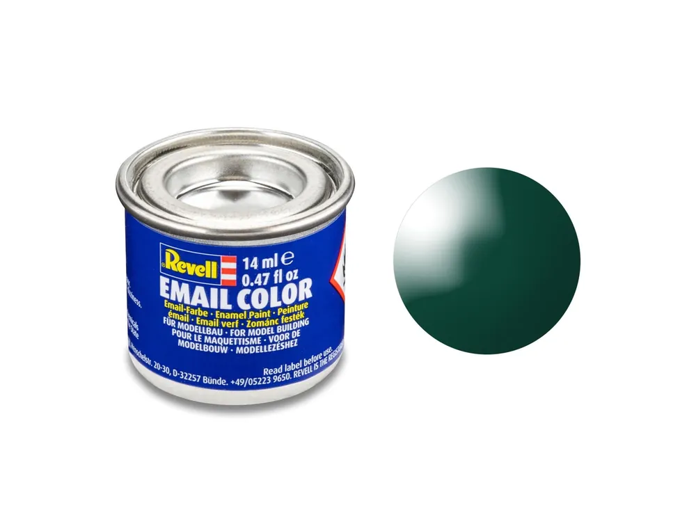 Revell 62 Moss Green - Gloss - RAL6005 - Enamel - 14ml Verf potje Flitsaanbieding