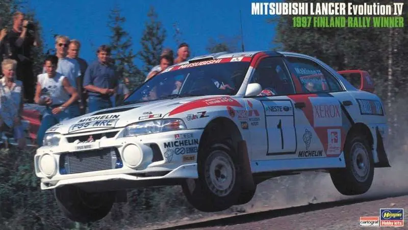 1 24 Hasegawa 20480 Mitsubishi Lancer EVO IV Finland 1997 Plastic Modelbouwpakket Bestseller