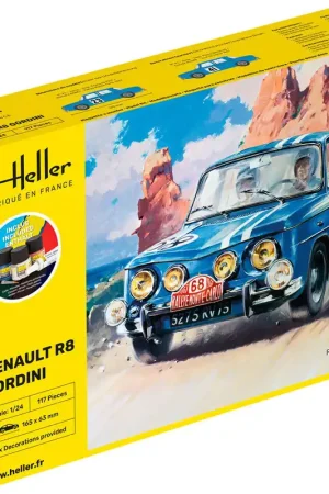 Veilige Betaling 1 24 Heller 56700 Renault R8 Gordini Car - Starter Kit Plastic Modelbouwpakket