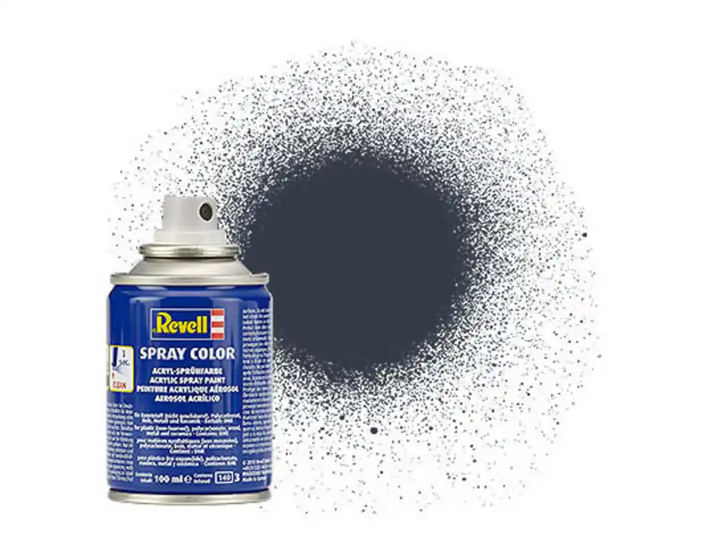 Meest Verkocht Revell 78 Tank Gray - Matt - Acryl spray - 100ml Verf spuitbus