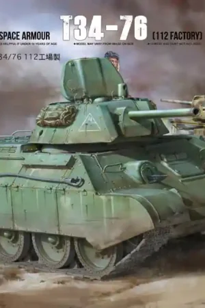1 35 Border Model BT009 T-34E (First Type Spaced Armour) T-34/76 112 factory Plastic Modelbouwpakket Populair