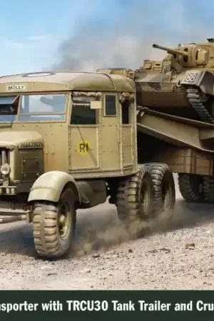1 72 IBG Models 72106 Scammell Pioneer Tank Transporter met TRCU30 Trailer en Crusader Mk.I/II Plastic Modelbouwpakket Koop Vandaag
