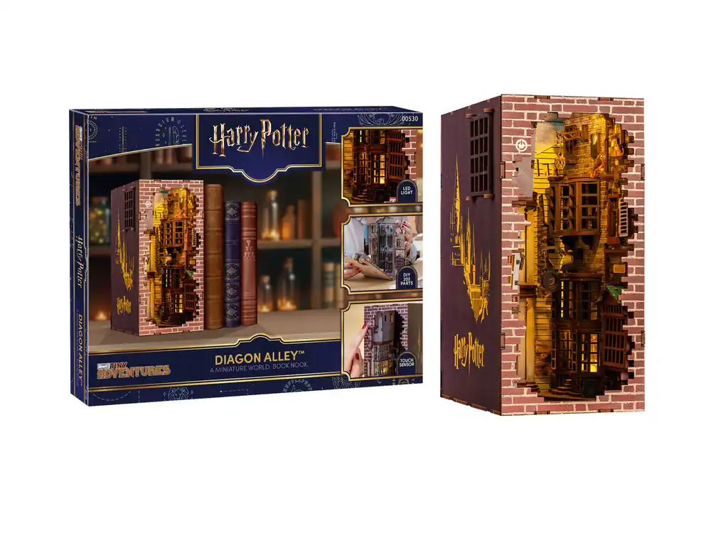 Seizoensaanbieding Revell 00530 Tiny Adventures - Harry Potter "Diagon Alley" - 18x11x23cm Houten Modelbouwpakket