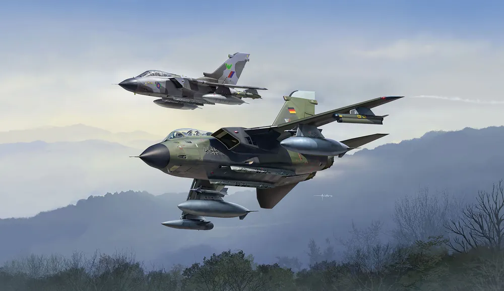 1 72 Revell 63801 Tornado Twin-Pack - 50e verjaardag Panavia Tornado - 2 Straaljagers - Model Set Plastic Modelbouwpakket Voordeelprijs