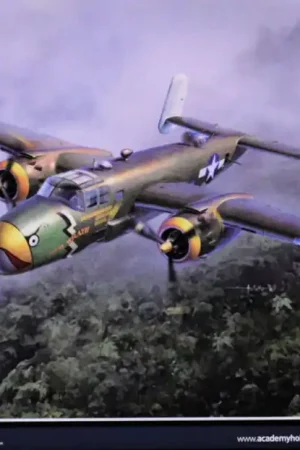 Flitsaanbieding 1 48 Academy 12328 North American B-25 Mitchell - USAAF B-25D "Pacific Theatre" - Propeller Vliegtuig Plastic Modelbouwpakket