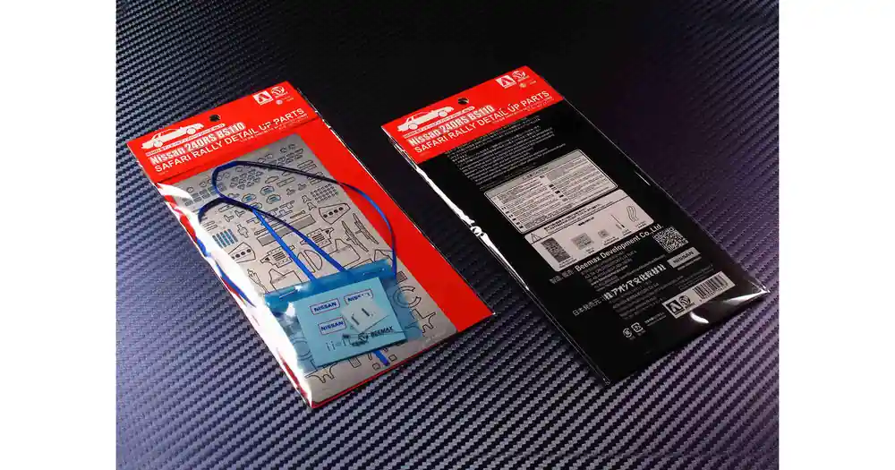 1 24 Beemax 24041 Nissan 240RS BS110 ‘84 Safari Rally - Detail Up Parts Accessoires set Uitverkoop