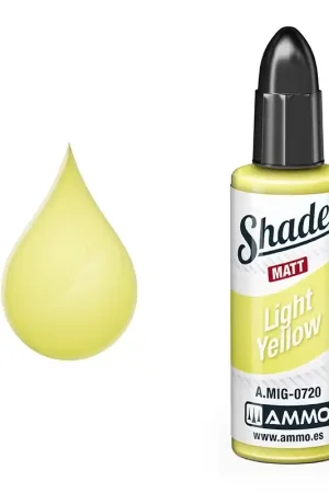 AMMO MIG 0720 Shader - Licht Geel - Matt - Acryl - 10ml Verf flesje Goedkoop