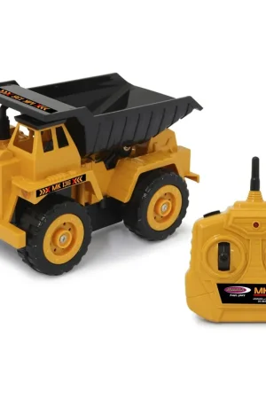 1 36 Jamara 410151 RC Kieper Vrachtwagen MK136 - 19cm - Geel - 2,4GHz RC Model Kant en Klaar Gratis Retour