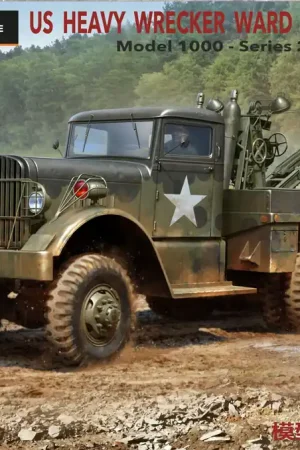 Rechtstreeks Van De Fabrikant 1 35 Thunder Model 35010 M1 Ward LaFrance - Zwaar Militair Bergingsvoertuig Vrachtwagen Plastic Modelbouwpakket