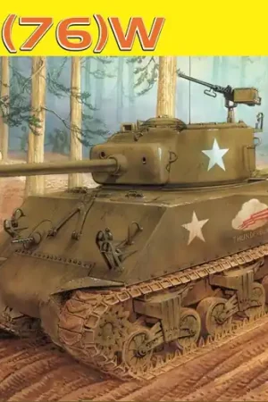 Premium 1 35 Dragon 6325 M4 Sherman - M4A3 (76)W - Tank Plastic Modelbouwpakket