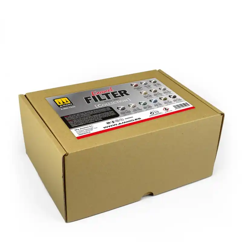 Superprijs AMMO MIG 7543 AMMO Collections - Enamel Filters - 12 stuks á 35ml Effecten set
