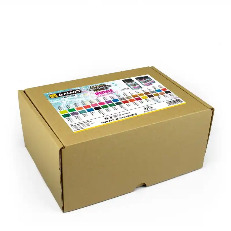 Aanbieding AMMO MIG 7559 AMMO Collections - Pigmenten - Deel 2 - 34 stuks á 35ml Effecten set