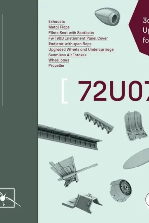 1 72 IBG Models 72U073 3D-geprinte upgradeset - Expert Set voor Fw 190D-9 Resin onderdeel Betrouwbaar