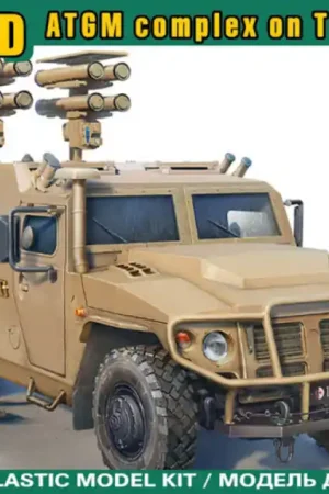 Betrouwbaar 1 72 ACE 72180 Kornet-D ATGM complex op Tiger-M chassis - Militair Voertuig Plastic Modelbouwpakket