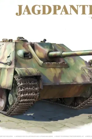 1 35 Das Werk 35042 Jagdpanther G2 - Sd.Kfz. 173 - Tankjager Plastic Modelbouwpakket Hoge Kwaliteit