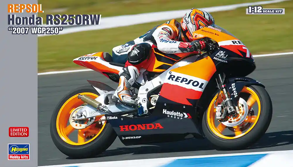 Uitverkoop 1 12 Hasegawa 21769 Repsol Honda RS250RW "2007 WGP 250" - Motorfiets Plastic Modelbouwpakket