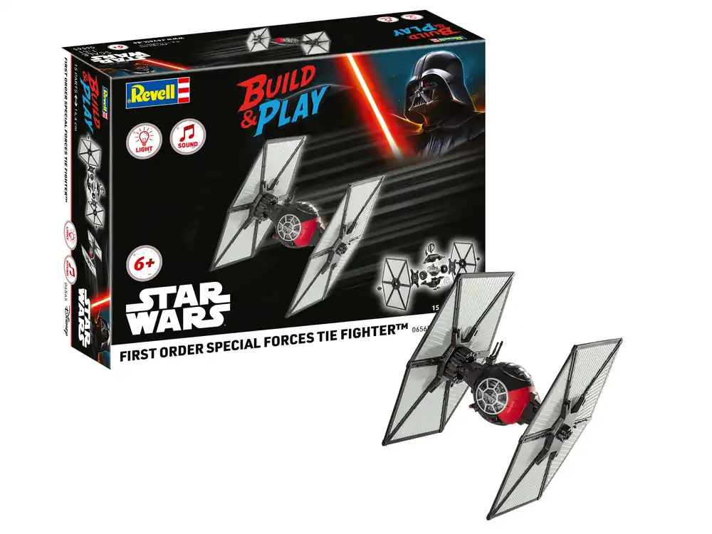 Actieprijs 1 51 Revell 06565 Build & Play - First Order Special TIE Forces - Star Wars - met Licht en Geluid - voor Kids Plastic Modelbouwpakket