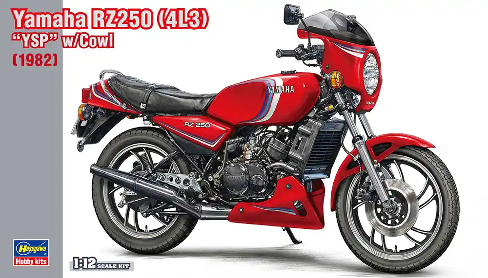1 12 Hasegawa 21770 Yamaha RZ250 (4L3) YSP 1982 - Motorfiets Plastic Modelbouwpakket Direct Verzonden