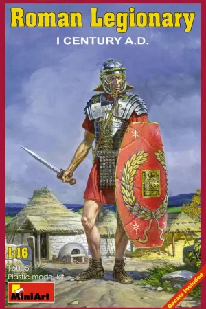 1 16 MiniArt 16005 Romeinse Legionair - 1e Eeuw na Chr. - Romeinse Rijk - 1 Figuur Plastic Modelbouwpakket Merkproduct