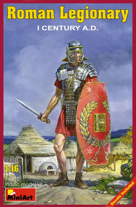 1 16 MiniArt 16005 Romeinse Legionair - 1e Eeuw na Chr. - Romeinse Rijk - 1 Figuur Plastic Modelbouwpakket Merkproduct