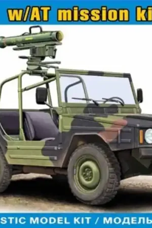 Veilige Betaling 1 35 ACE 35102 0,5t Iltis 4x4 - Duitse Lichte Terreinwagen met MILAN Antitankraket - Militair Voertuig Plastic Modelbouwpakket