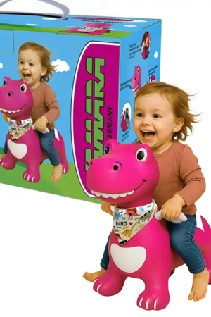 Veilige Betaling Jamara 466008 Skippydier Dino met Vleugels - Roze - Junior met Pomp