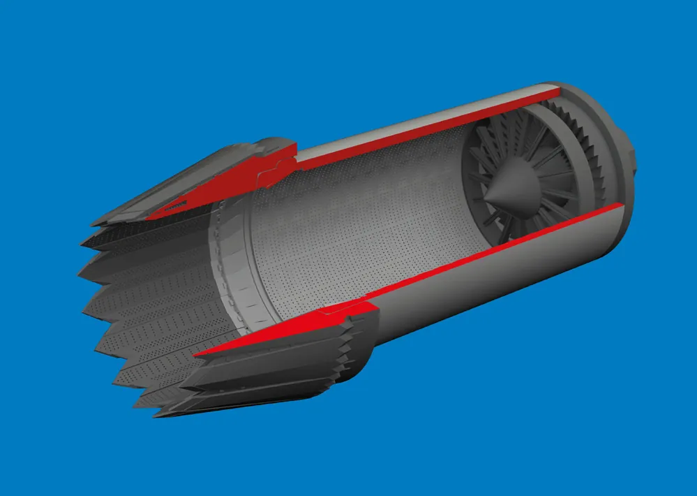 Superprijs 1 72 Eduard 672430 PRINT - Uitlaatmondstuk voor F-35C - Tamiya Resin onderdeel